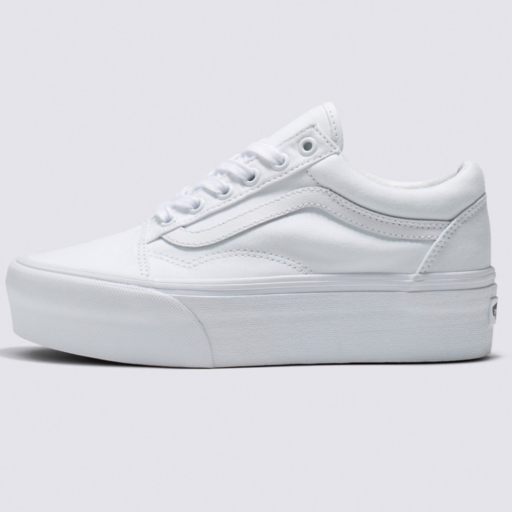 Like New Vans Platform Stackform Sneaker White - image 1